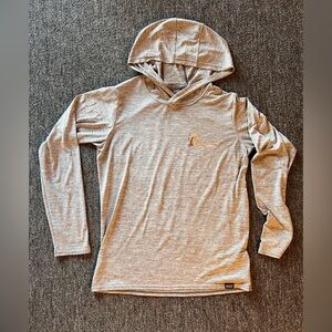 Patagonia Capilene Cool Heather Gray Hood